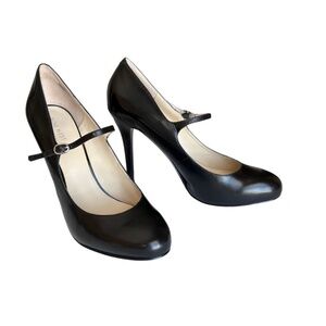 Nine West "Msknoitall" Black Mary Jane Heels Size 10 Includes Box